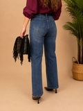 Jean Wide Leg Push Up