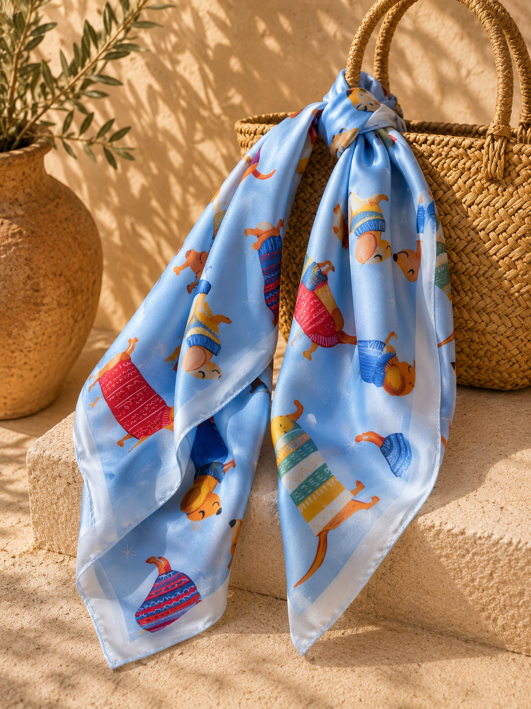 Pañuelo Puppy Sky
