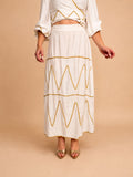 Falda Santorini Gold