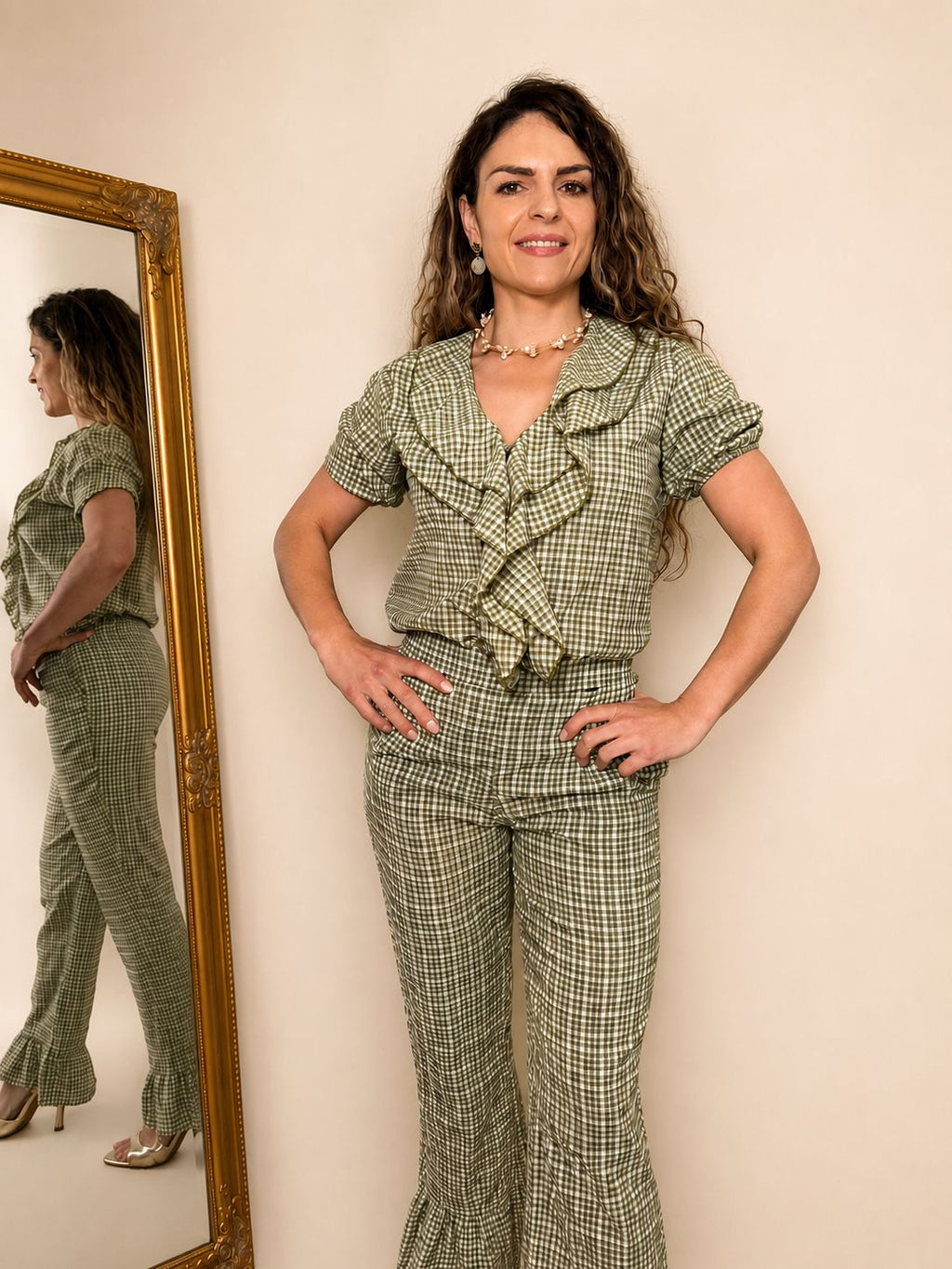Camisa Vichy Verde
