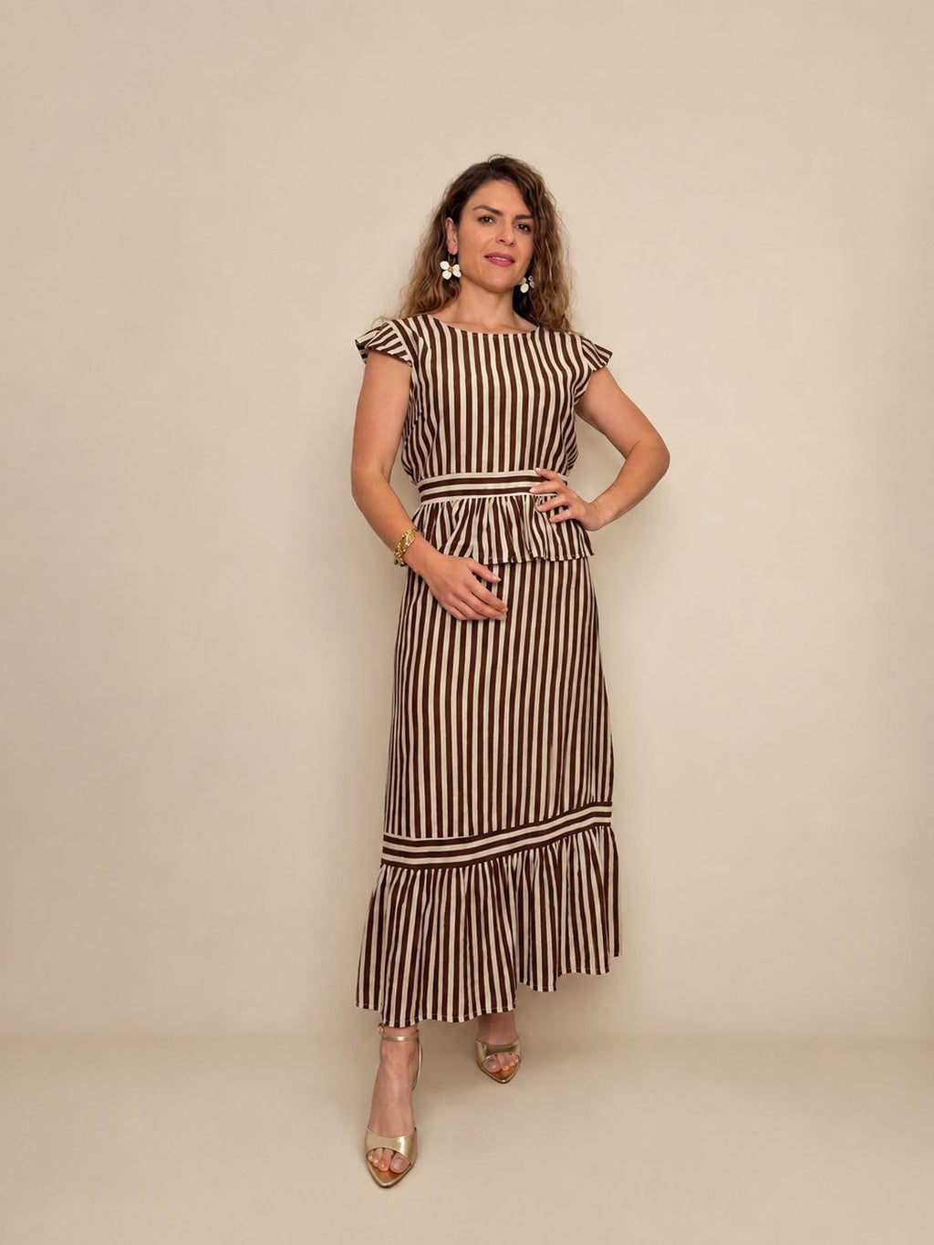 Top Capri Marrón