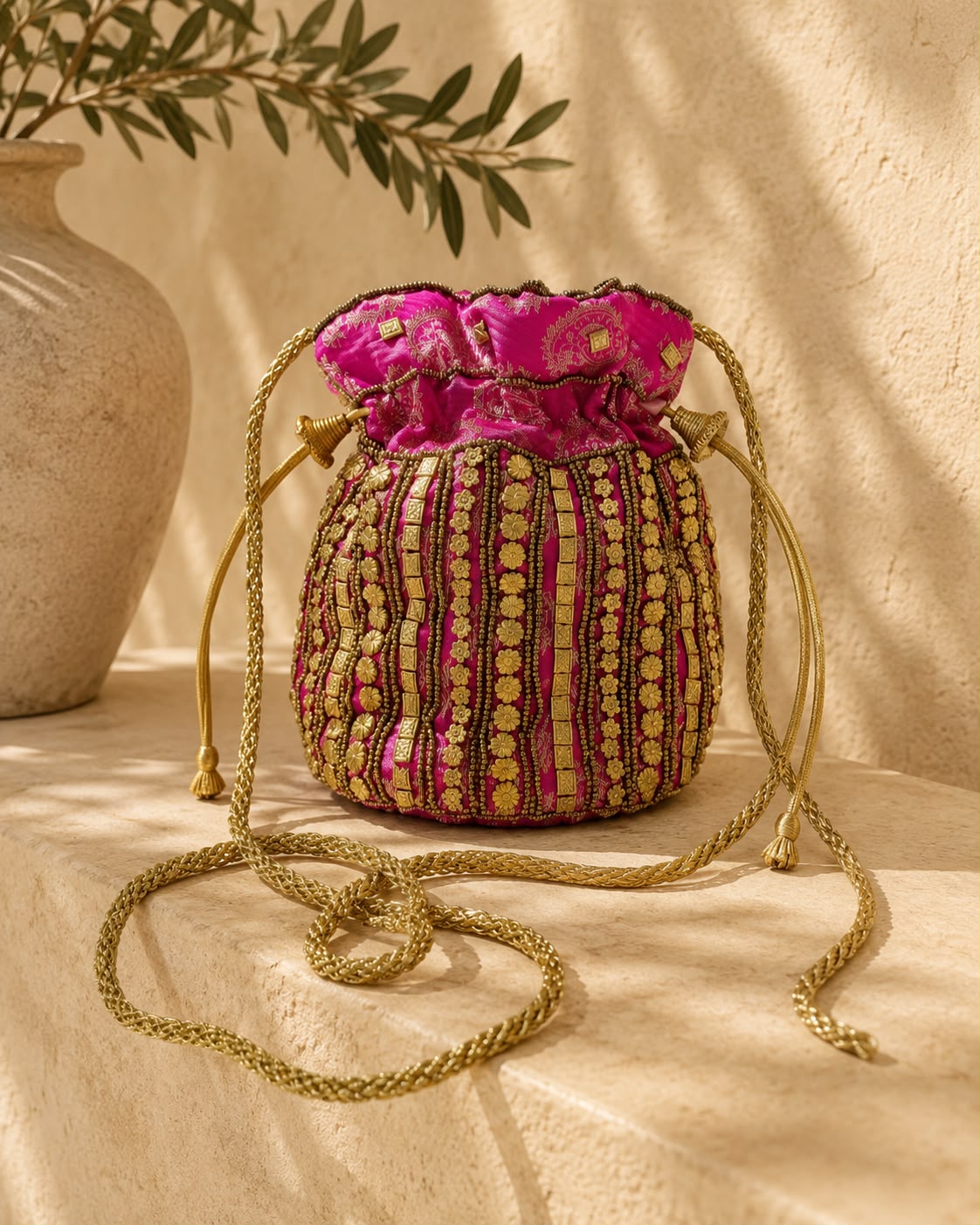 Bolso Bombonera Jaipur Rosa