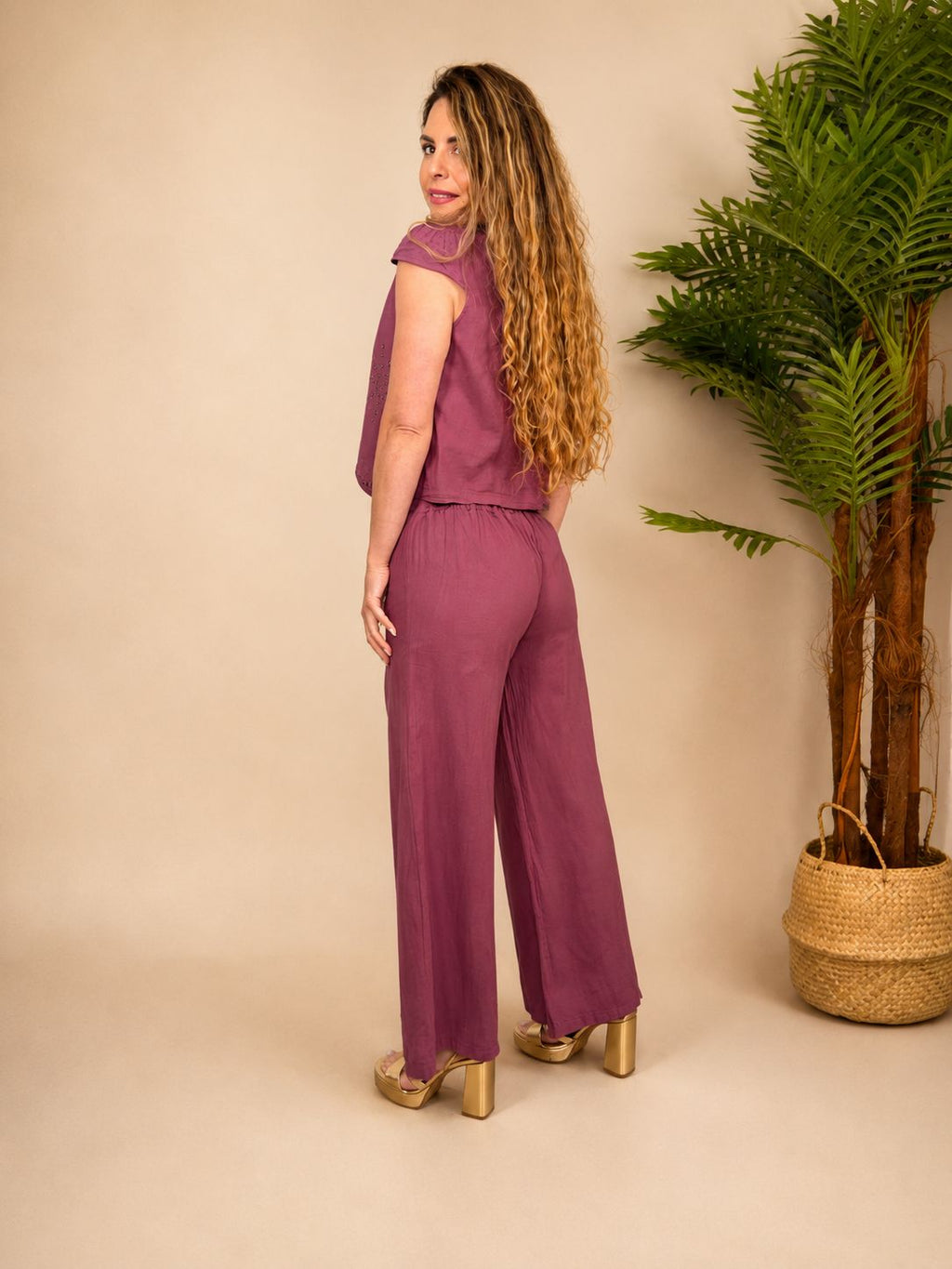 Pantalón Kiara Púrpura