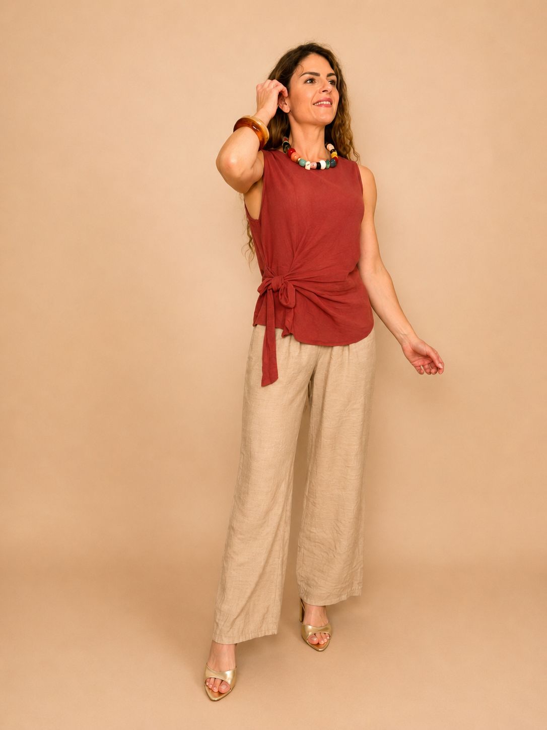 Pantalón Positano Beige