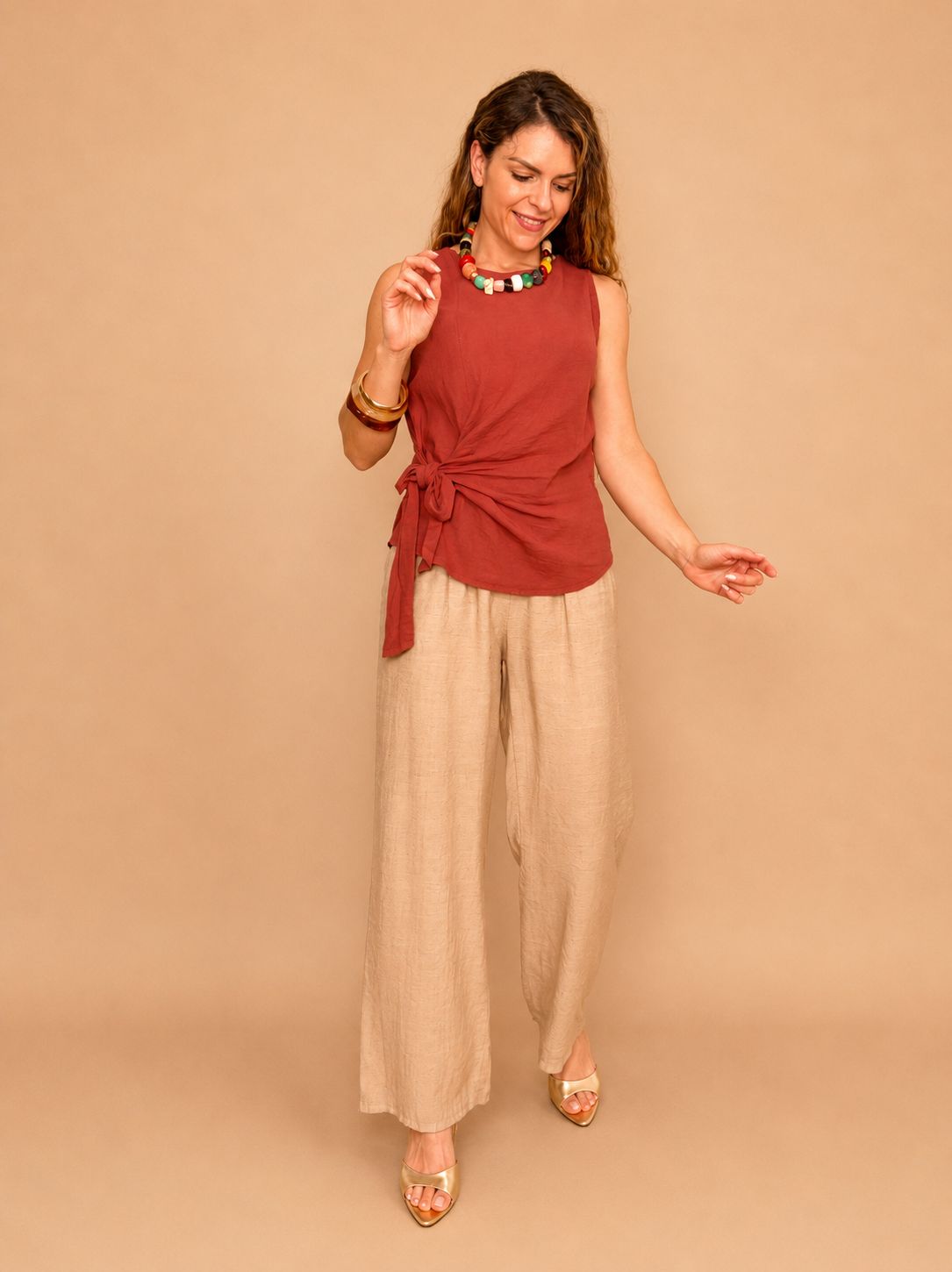 Pantalón Positano Beige